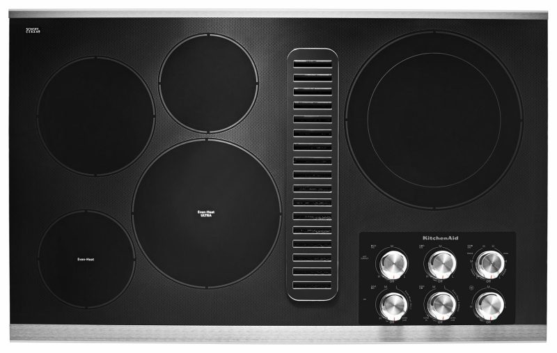 36" Electric Downdraft Cooktop with 5 Elements