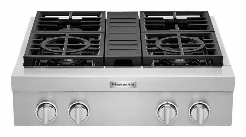 KitchenAid® 30'' 4-Burner Commercial-Style Gas Rangetop