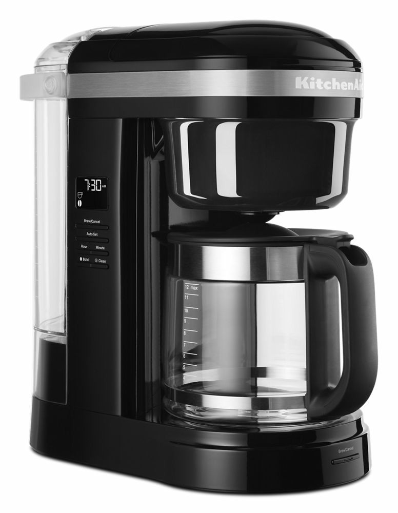 12 Cup Drip Coffee Maker with Spiral Showerhead