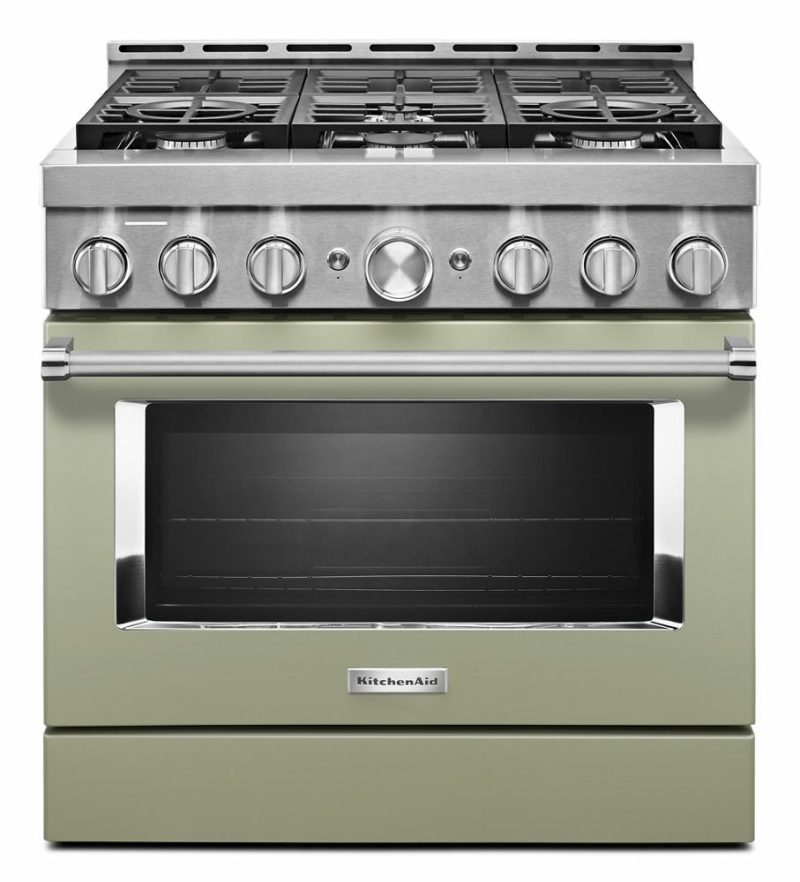 KitchenAid® 36'' Smart Commercial-Style Gas Range with 6 Burners