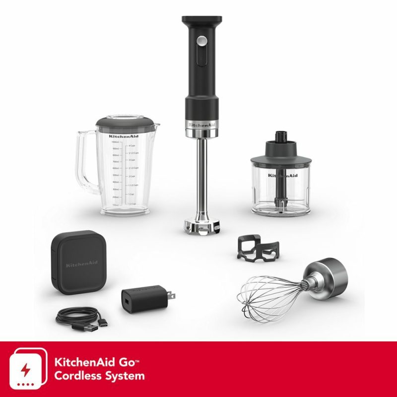 KitchenAid Go™ Cordless Hand Blender with Accessories - battery included